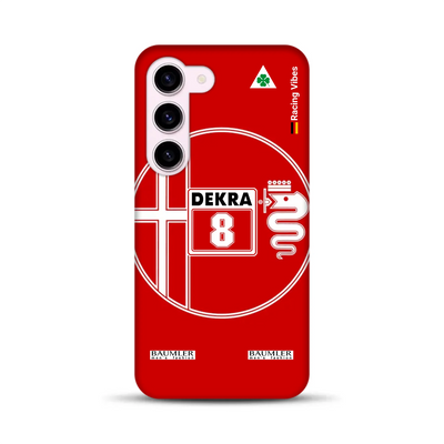 155 V6 TI #8 Larini DTM Champion 1993 Livery - Individuelle Premium Hülle für Samsung