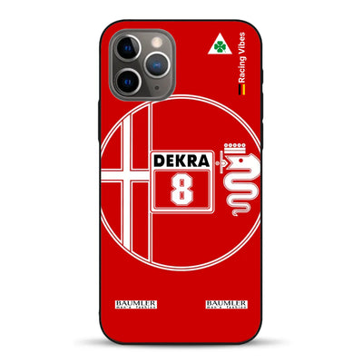 155 V6 TI #8 Larini DTM Champion 1993 Livery - Custodia per cellulare personalizzata per iPhone