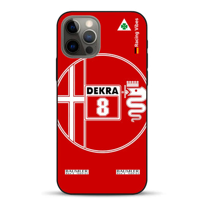 155 V6 TI #8 Larini DTM Champion 1993 Livery - Custodia per cellulare personalizzata per iPhone
