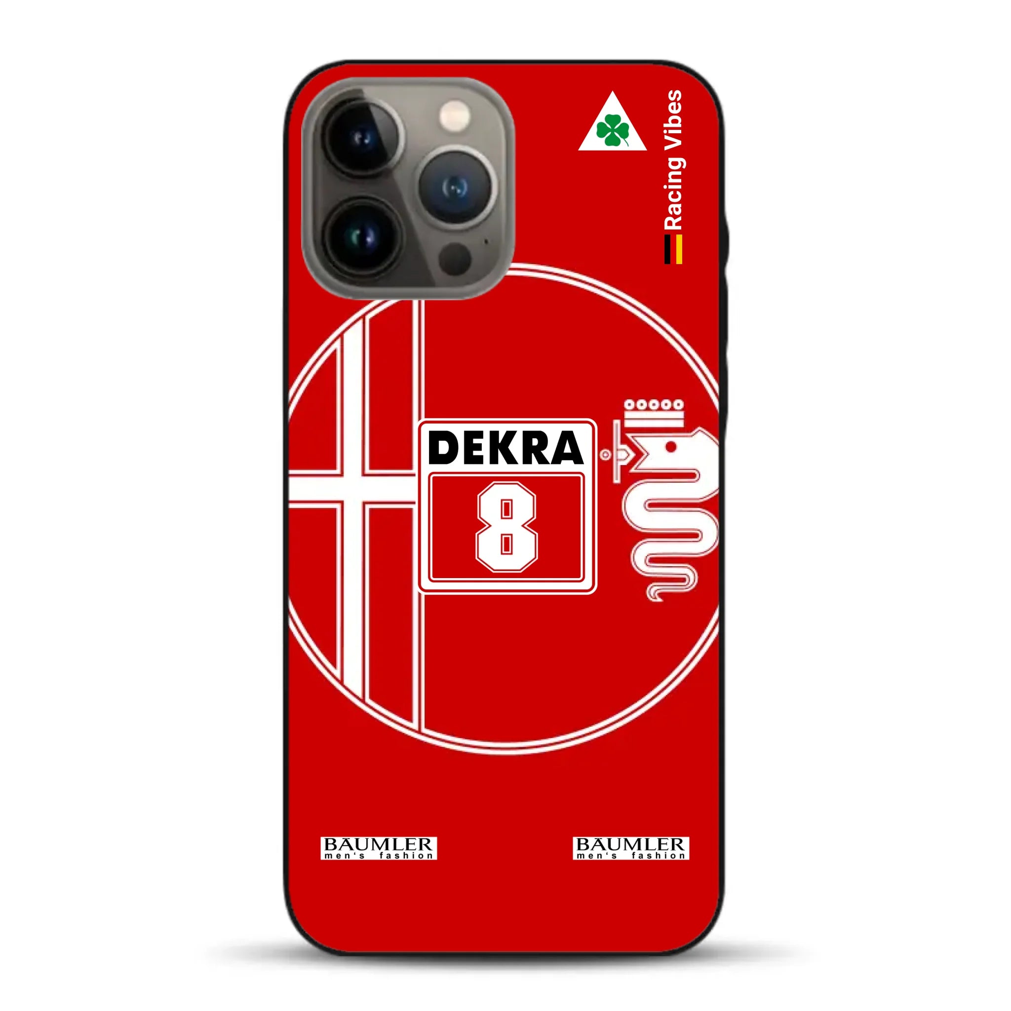 155 V6 TI #8 Larini DTM Champion 1993 Livery - Custodia per cellulare personalizzata per iPhone