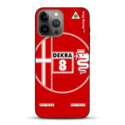 155 V6 TI #8 Larini DTM Champion 1993 Livery - Custodia per cellulare personalizzata per iPhone