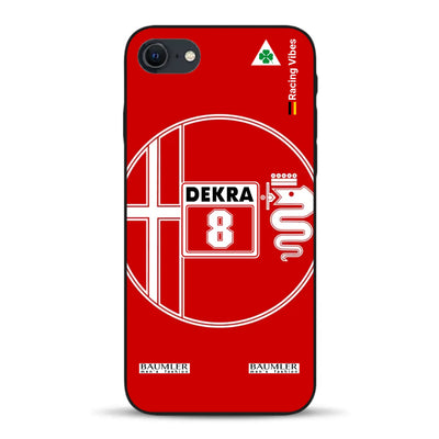 155 V6 TI #8 Larini DTM Champion 1993 Livery - Custodia per cellulare personalizzata per iPhone