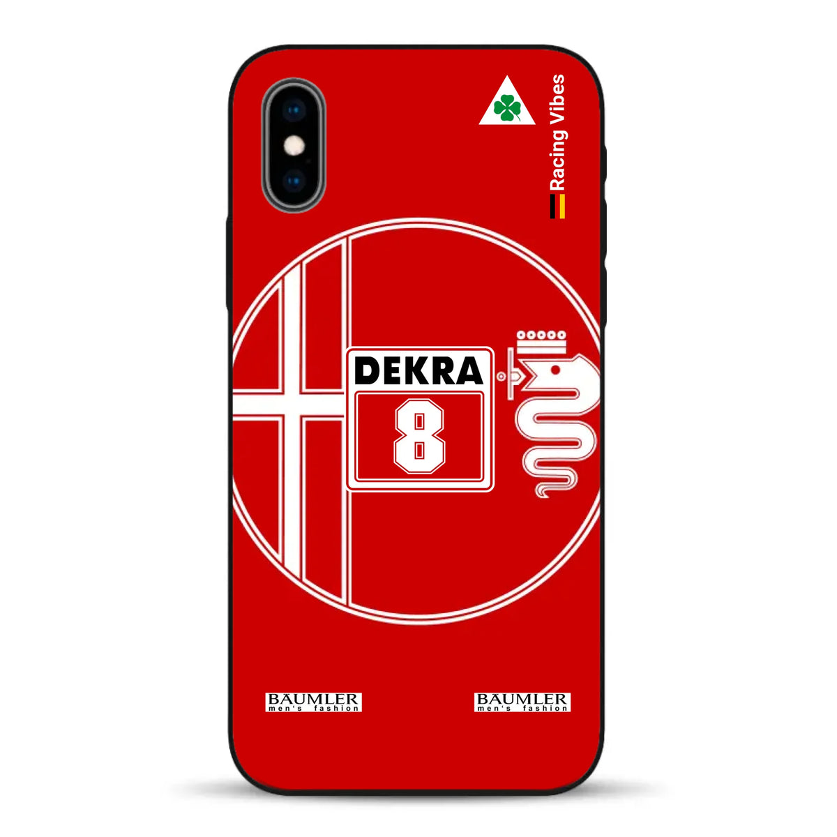 155 V6 TI #8 Larini DTM Champion 1993 Livery - Custodia per cellulare personalizzata per iPhone