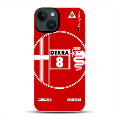 155 V6 TI #8 Larini DTM Champion 1993 Livery - Custodia per cellulare personalizzata per iPhone