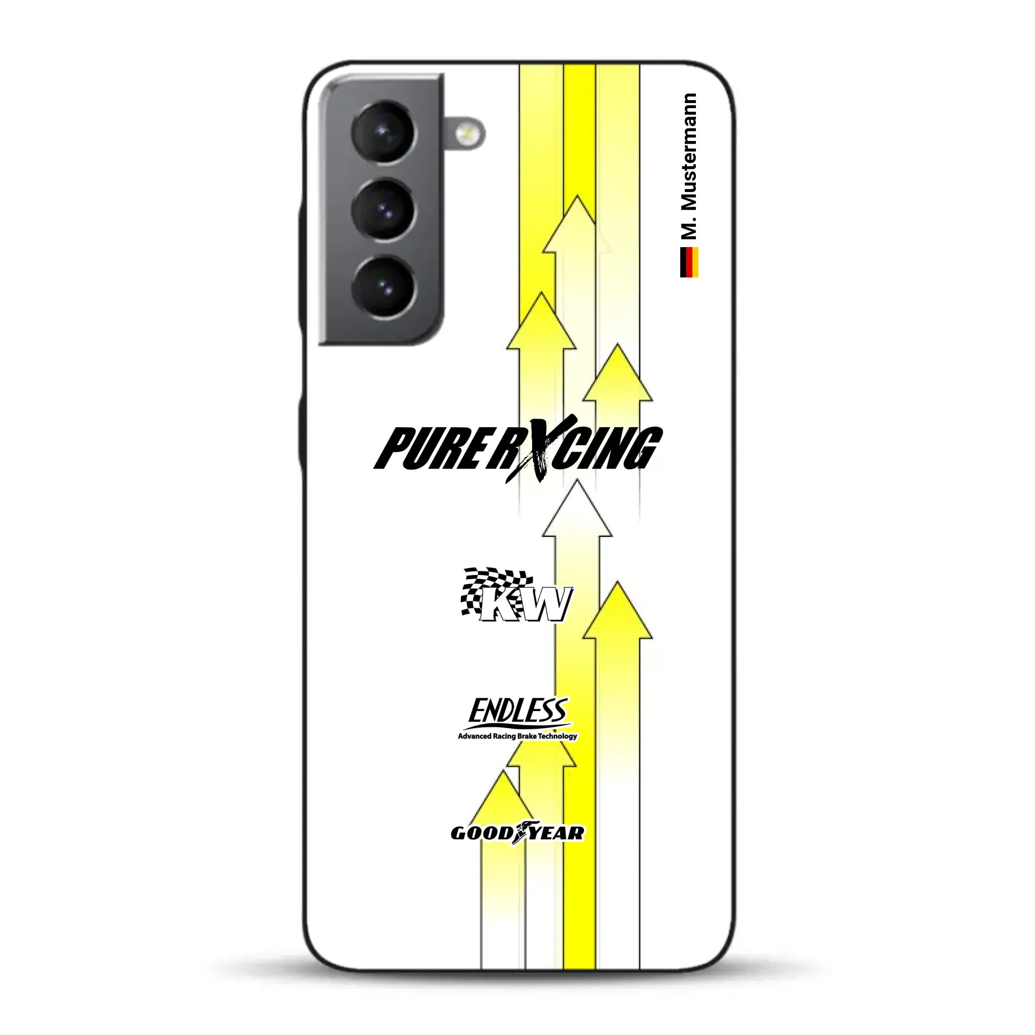Grellino Porsche GT Livery - Custom phone case for Samsung