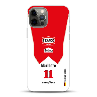 James Hunt McLaren M23 Livery - Individuelle Handyhülle für iPhone