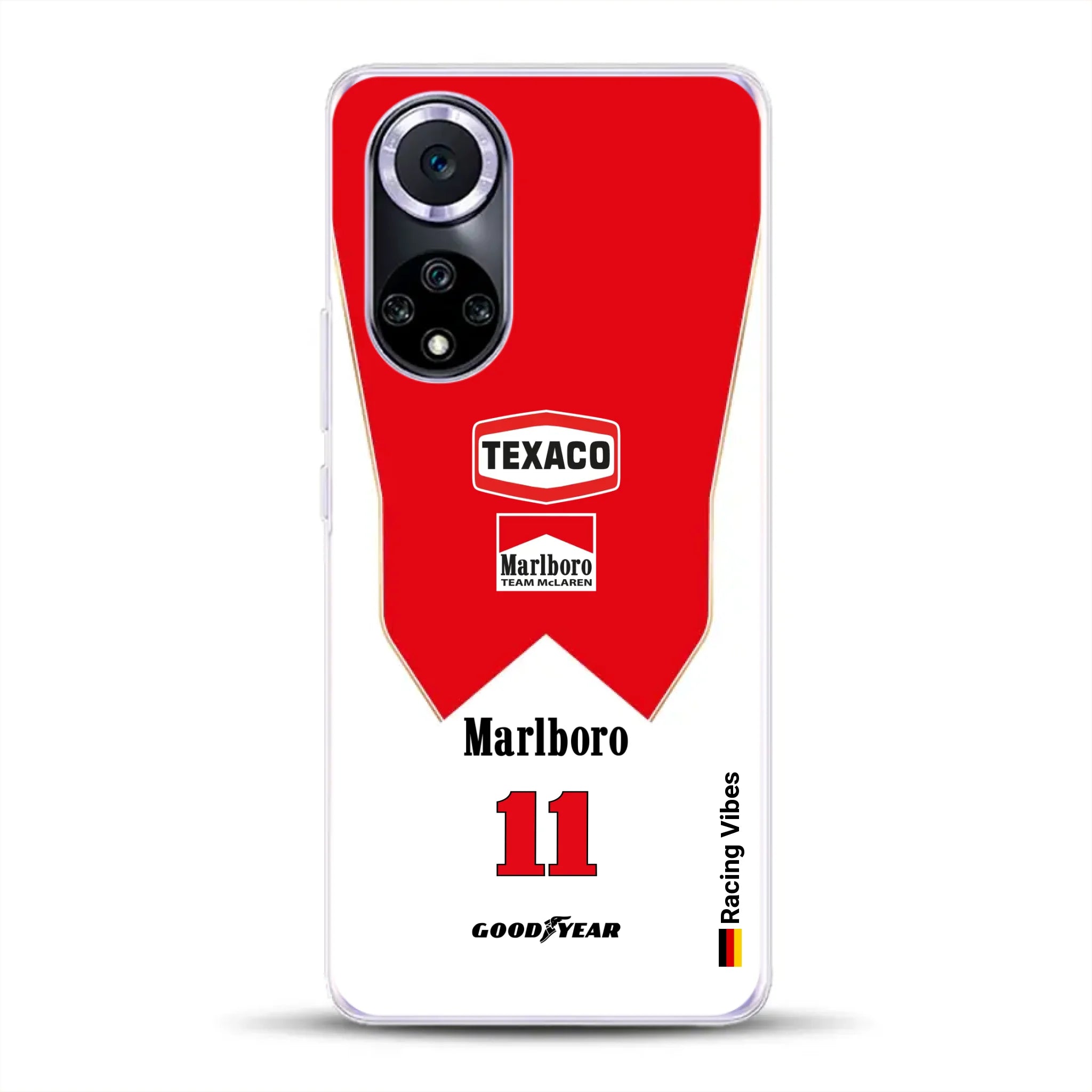 James Hunt McLaren M23 Livery - Custodia per cellulare personalizzata per Huawei