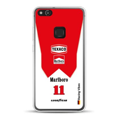 James Hunt McLaren M23 Livery - Custodia per cellulare personalizzata per Huawei