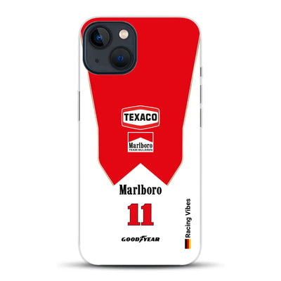 James Hunt McLaren M23 Livery - Individuelle Handyhülle für iPhone