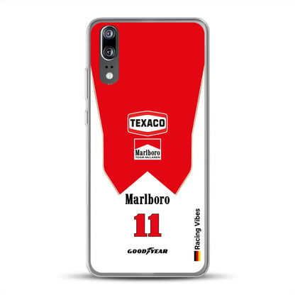 James Hunt McLaren M23 Livery - Custodia per cellulare personalizzata per Huawei