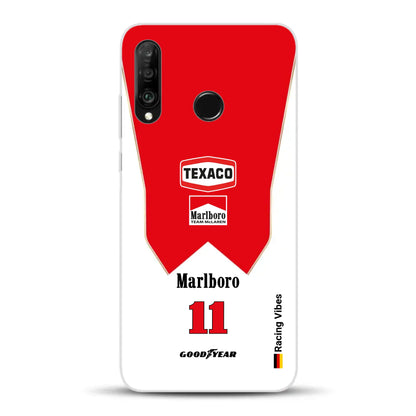 James Hunt McLaren M23 Livery - Custodia per cellulare personalizzata per Huawei