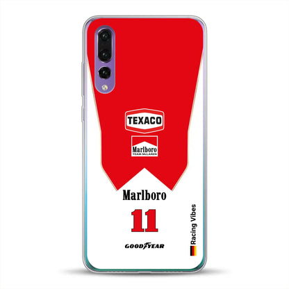 James Hunt McLaren M23 Livery - Custodia per cellulare personalizzata per Huawei