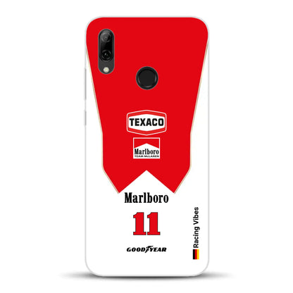 James Hunt McLaren M23 Livery - Custodia per cellulare personalizzata per Huawei