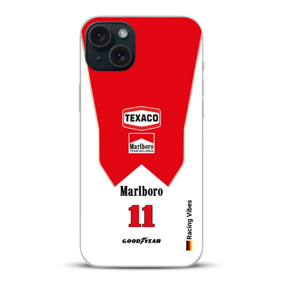 James Hunt McLaren M23 Livery - Individuelle Handyhülle für iPhone