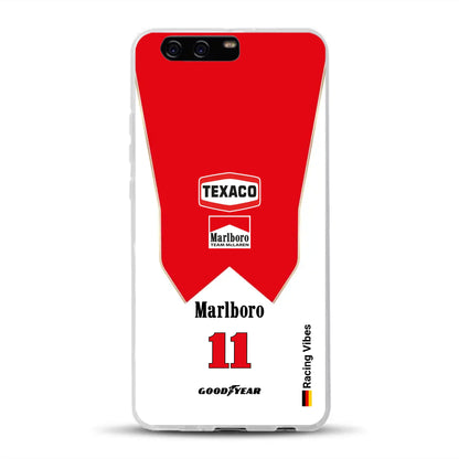 James Hunt McLaren M23 Livery - Custodia per cellulare personalizzata per Huawei