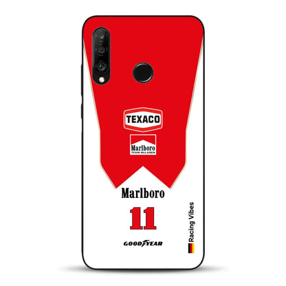 James Hunt McLaren M23 Livery - Custodia per cellulare personalizzata per Huawei
