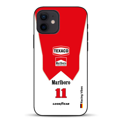 James Hunt McLaren M23 Livery - Individuelle Handyhülle für iPhone