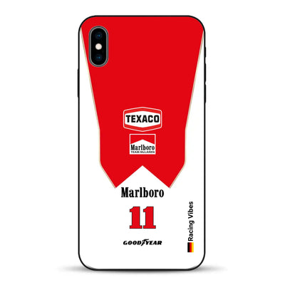 James Hunt McLaren M23 Livery - Individuelle Handyhülle für iPhone