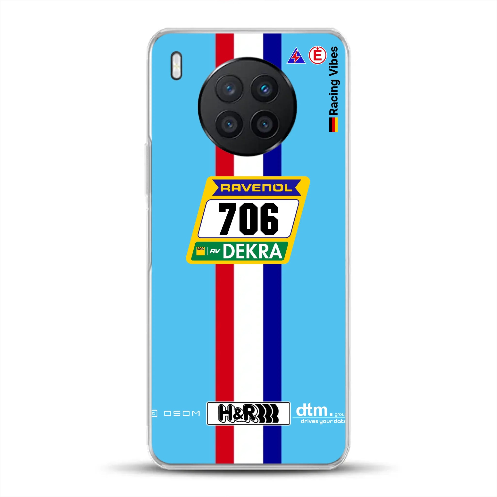 Glickenhaus SCG004c Nürburgring 2024 Livery - Custodia per cellulare personalizzata per Huawei