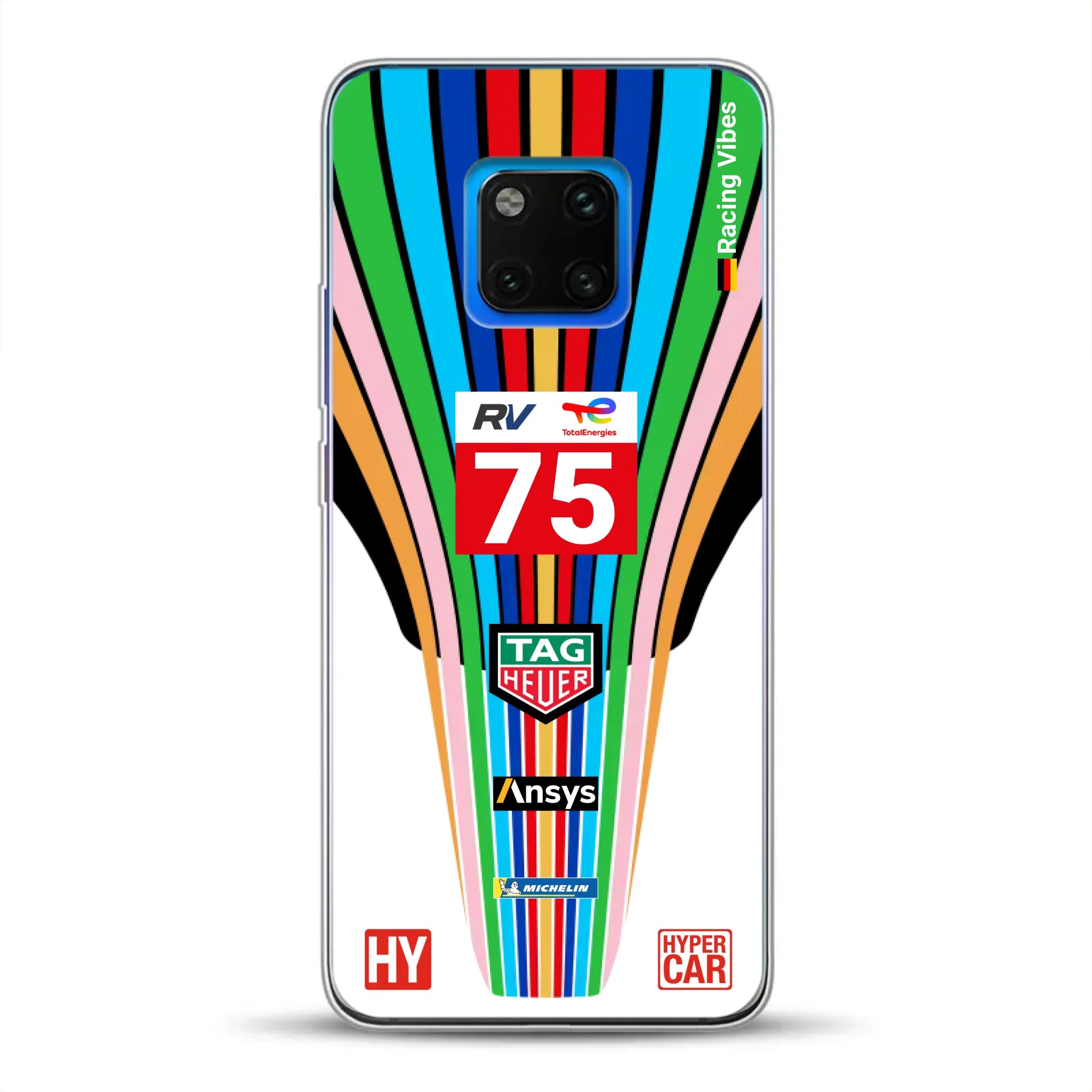 Porsche 963 #75 2023 Livery - Custodia per cellulare personalizzata per Huawei