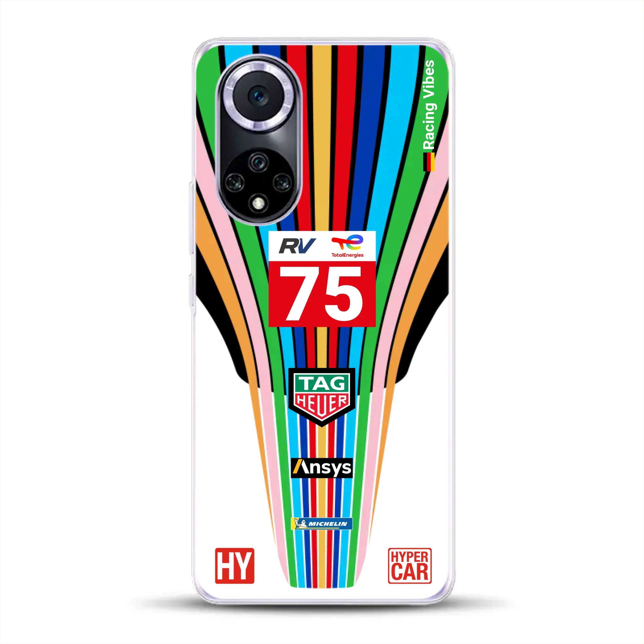 Porsche 963 #75 2023 Livery - Custodia per cellulare personalizzata per Huawei