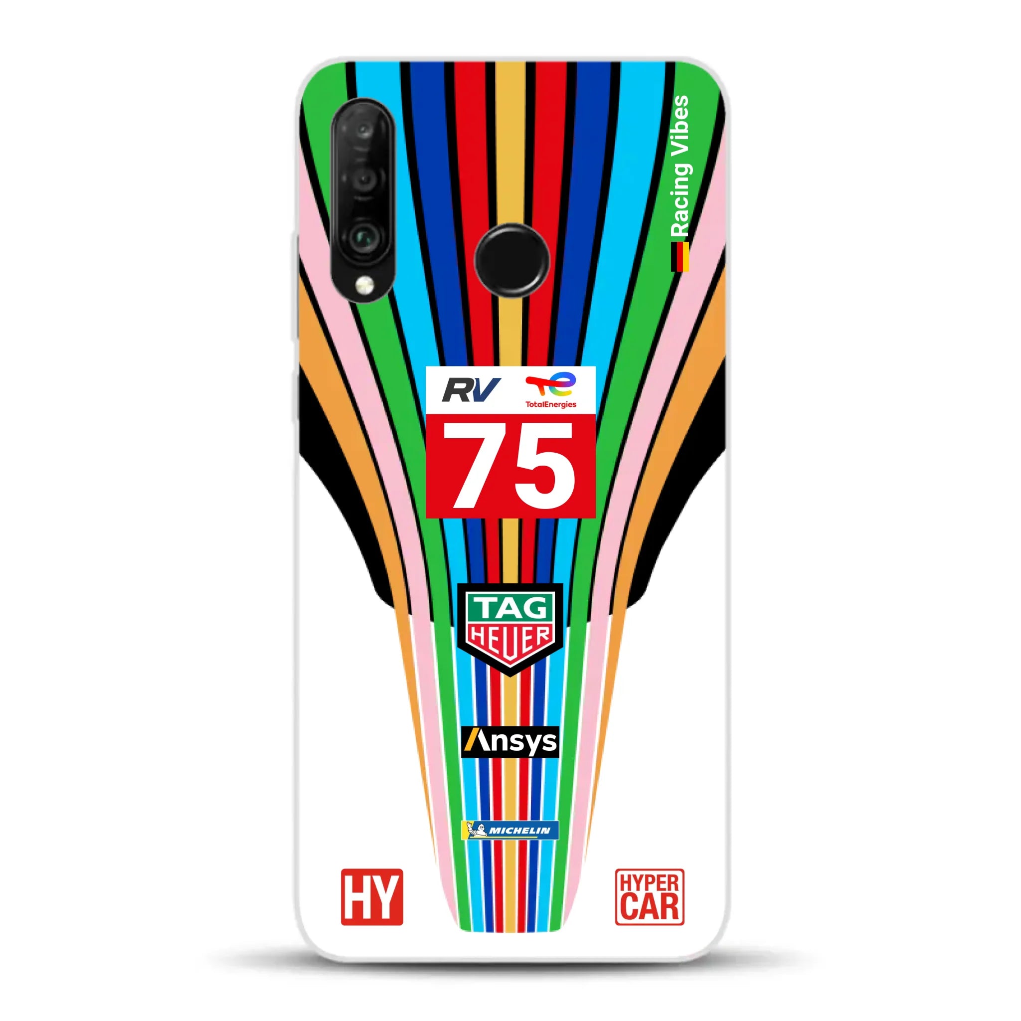 Porsche 963 #75 2023 Livery - Custodia per cellulare personalizzata per Huawei