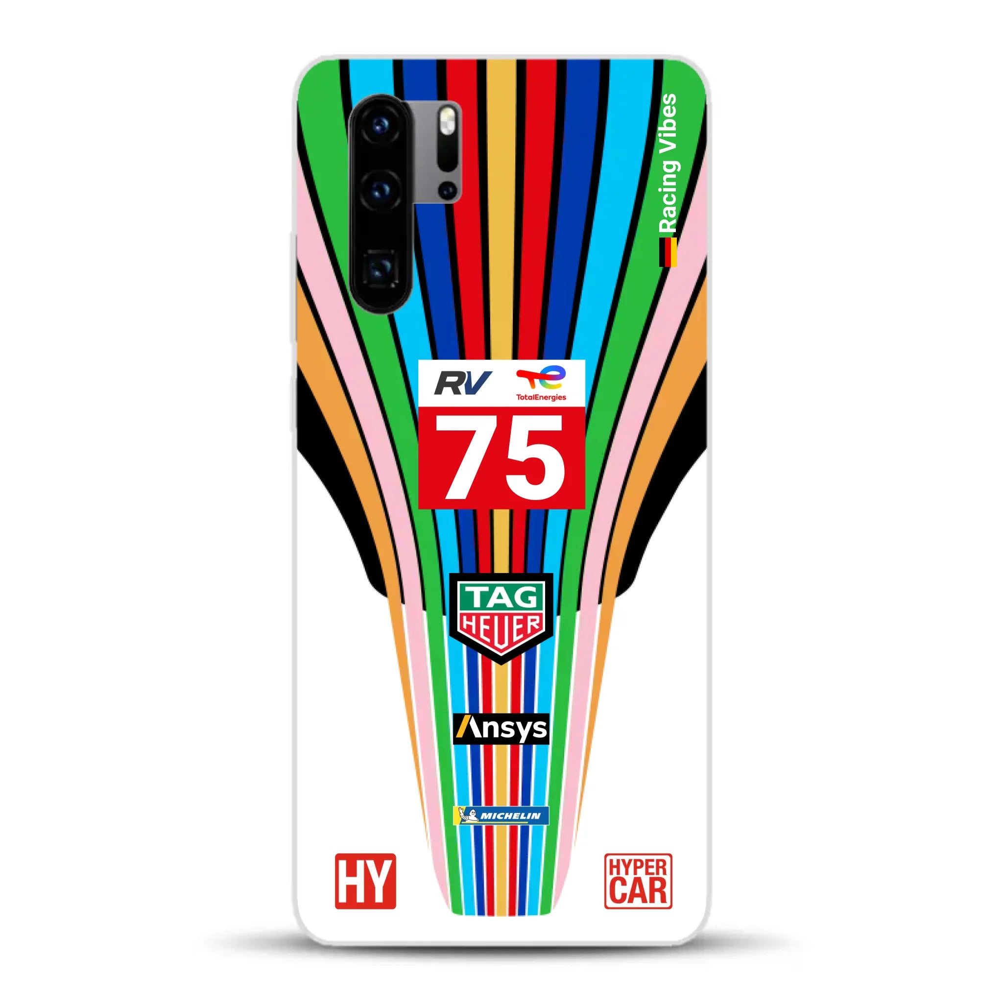 Porsche 963 #75 2023 Livery - Custodia per cellulare personalizzata per Huawei