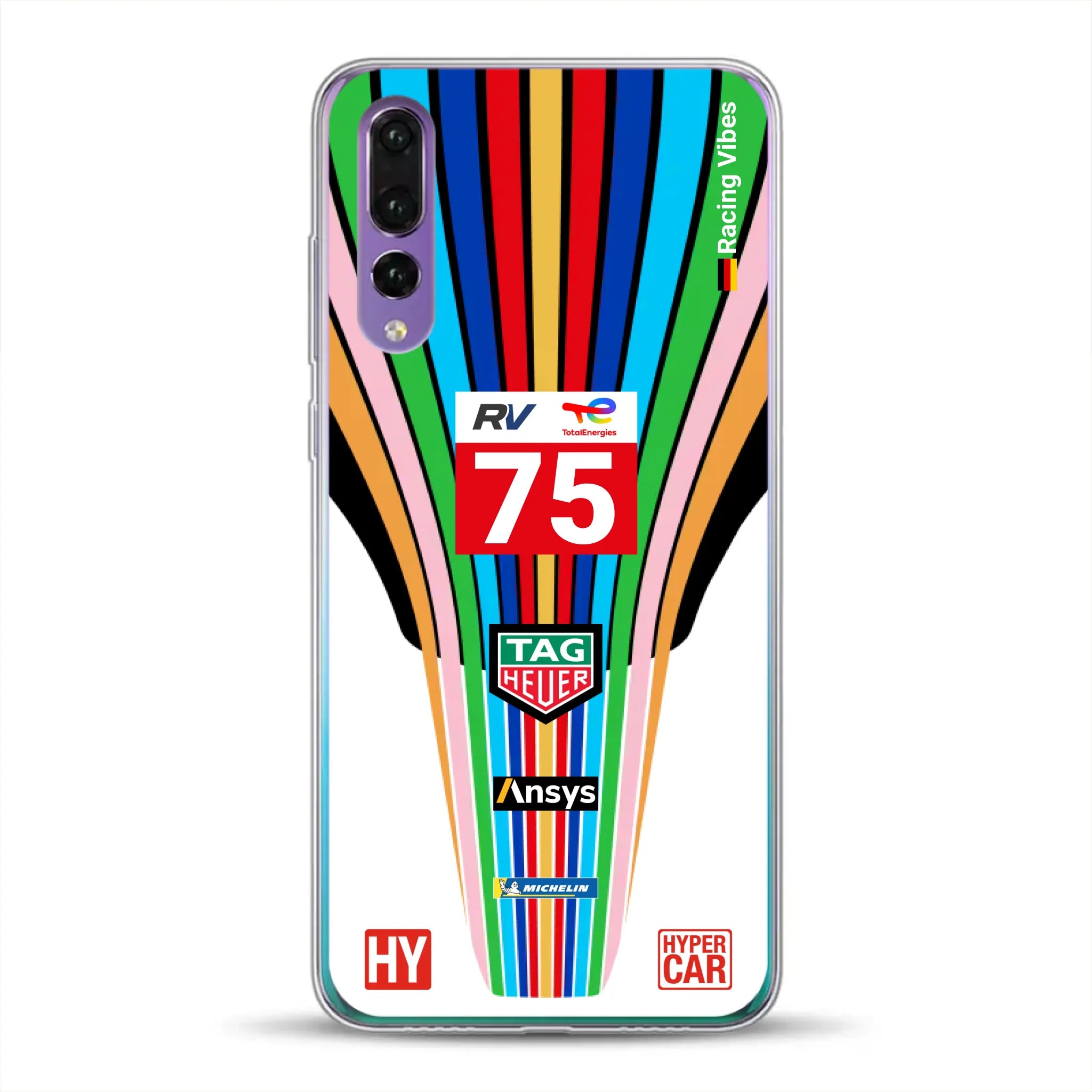 Porsche 963 #75 2023 Livery - Custodia per cellulare personalizzata per Huawei