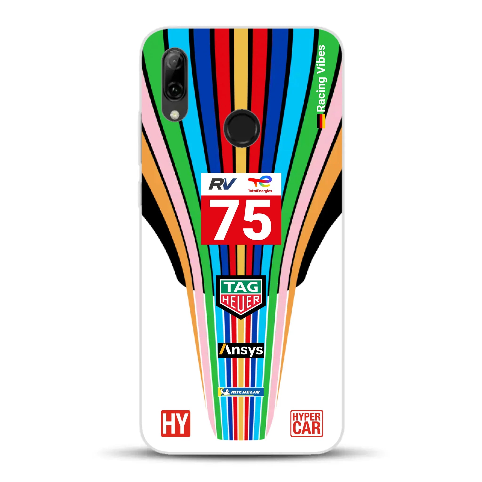 Porsche 963 #75 2023 Livery - Custodia per cellulare personalizzata per Huawei