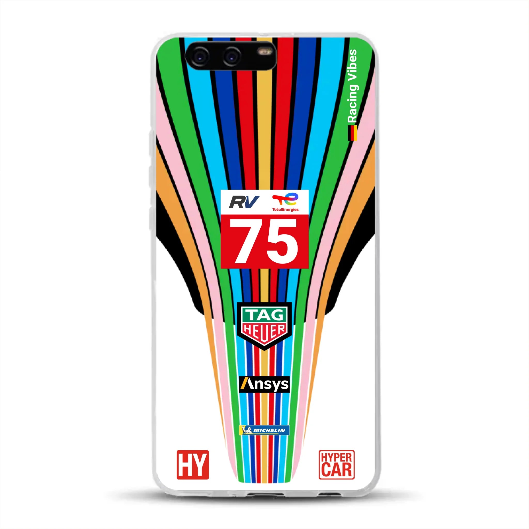 Porsche 963 #75 2023 Livery - Custodia per cellulare personalizzata per Huawei