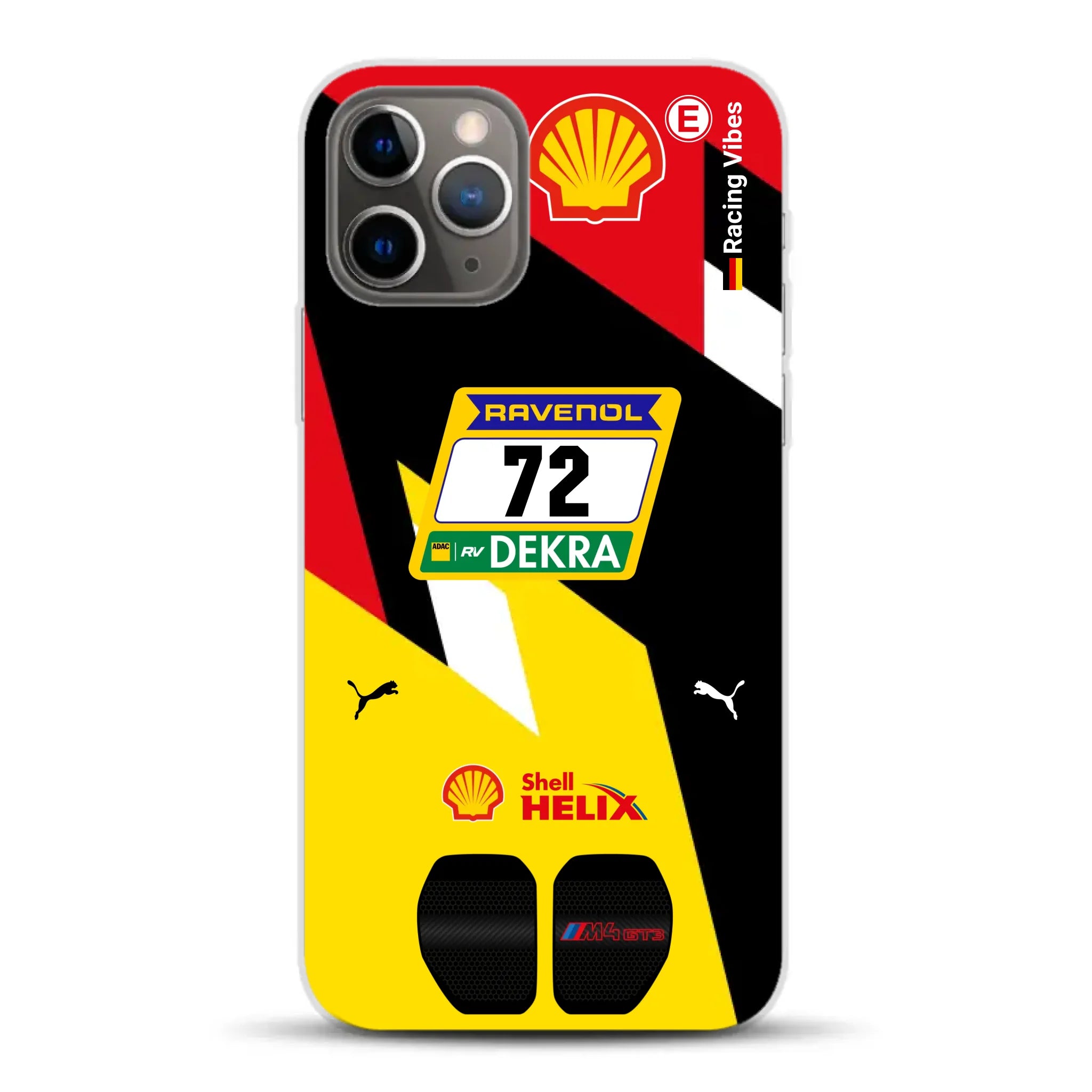 RMG M4 GT3 #72 Nürburgring 24h Qualifiers 2024 Livery - Custom phone case for iPhone