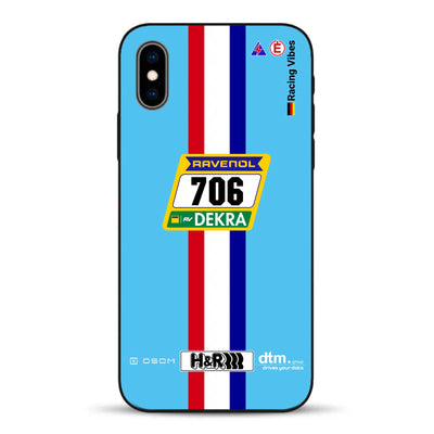Glickenhaus SCG004c Nürburgring 2024 Livery - Custodia per cellulare personalizzata per iPhone
