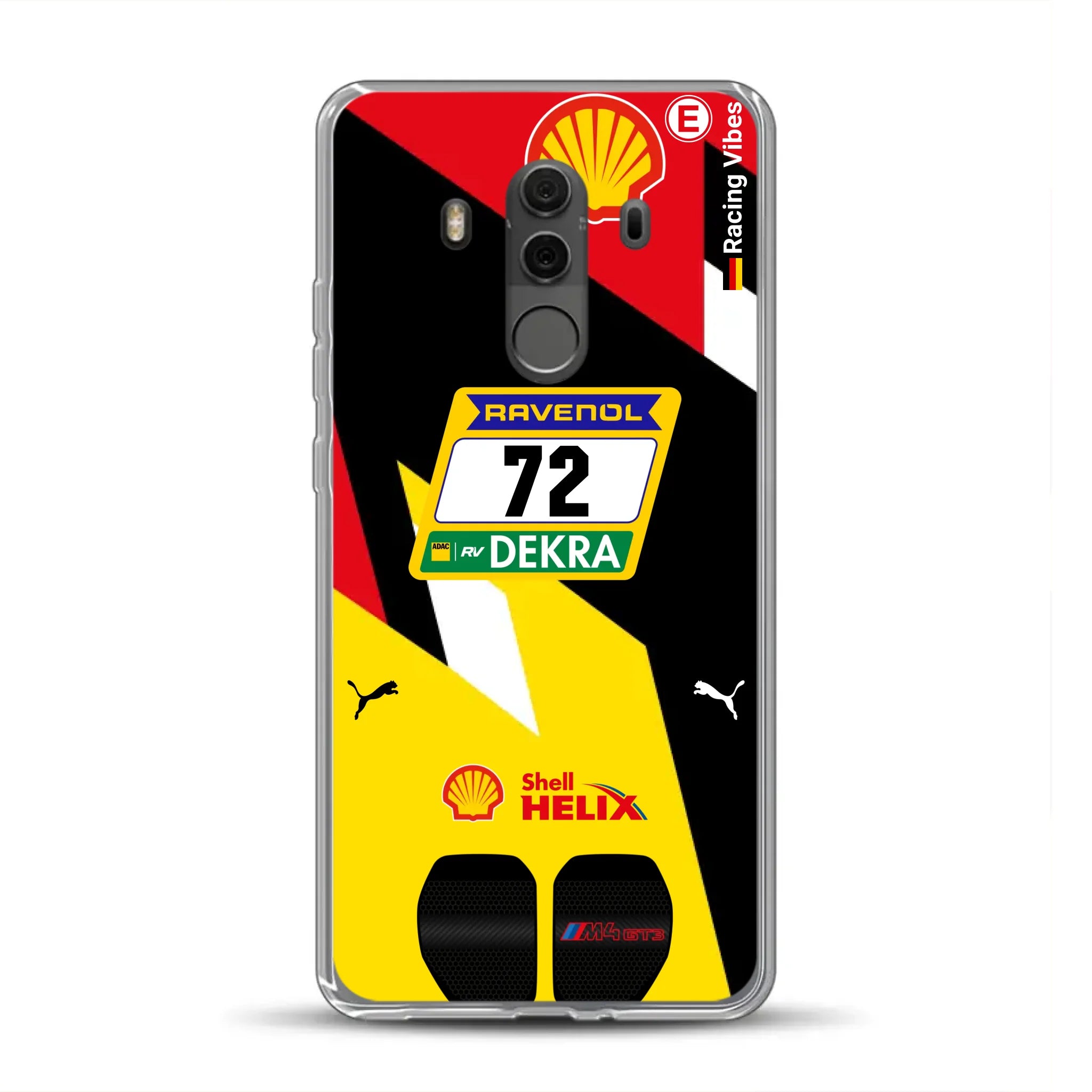 RMG M4 GT3 #72 Nürburgring 24h Qualifiers 2024 Livery - Custodia per cellulare personalizzata per Huawei