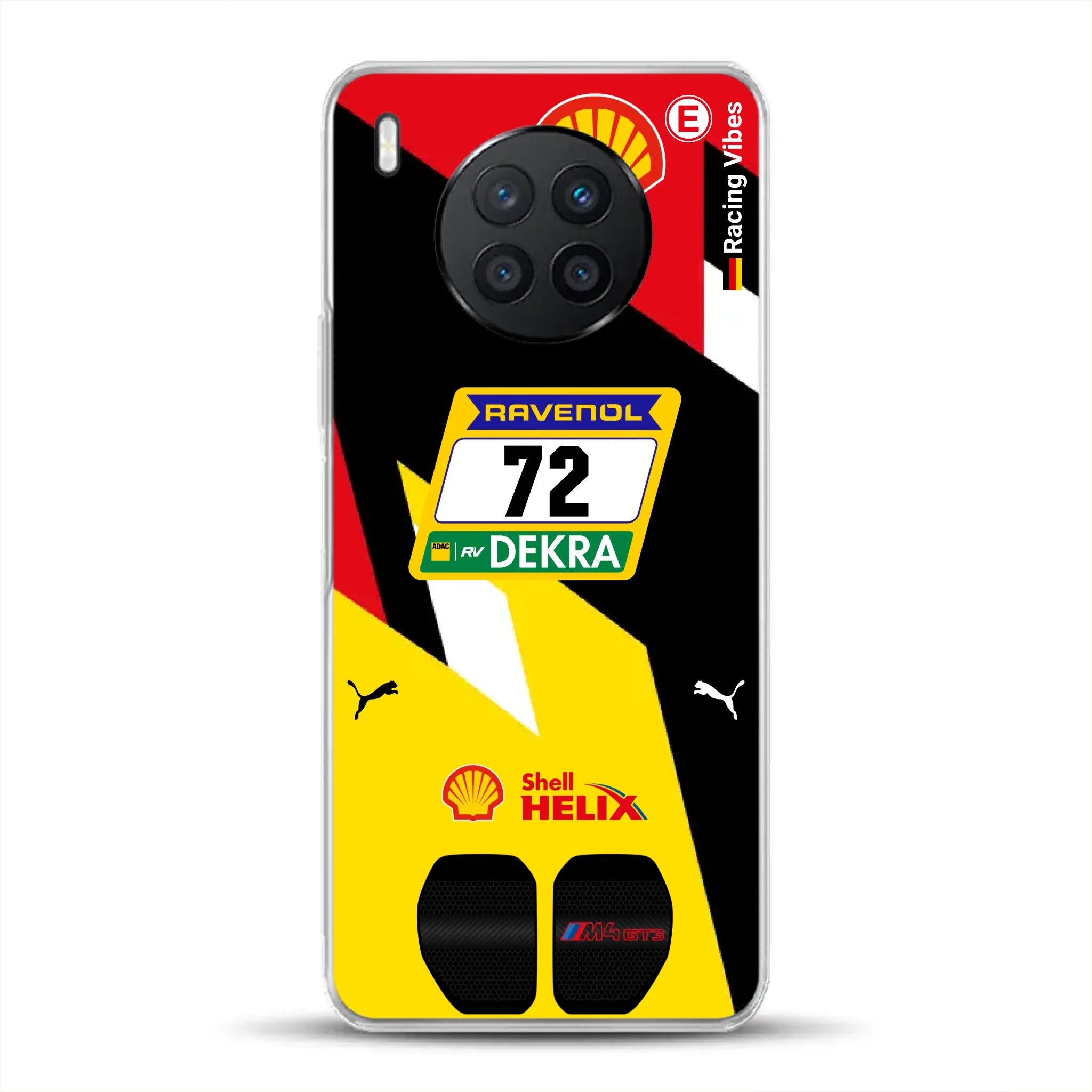 RMG M4 GT3 #72 Nürburgring 24h Qualifiers 2024 Livery - Custodia per cellulare personalizzata per Huawei