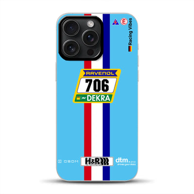 Glickenhaus SCG004c Nürburgring 2024 Livery - Custodia per cellulare personalizzata per iPhone