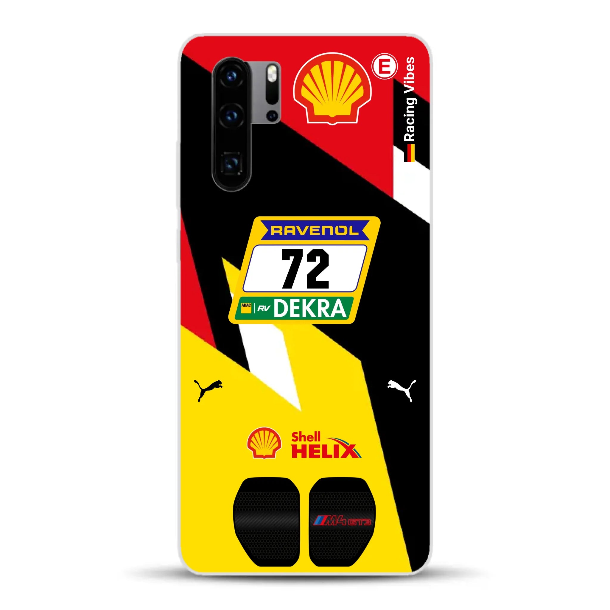 RMG M4 GT3 #72 Nürburgring 24h Qualifiers 2024 Livery - Custodia per cellulare personalizzata per Huawei