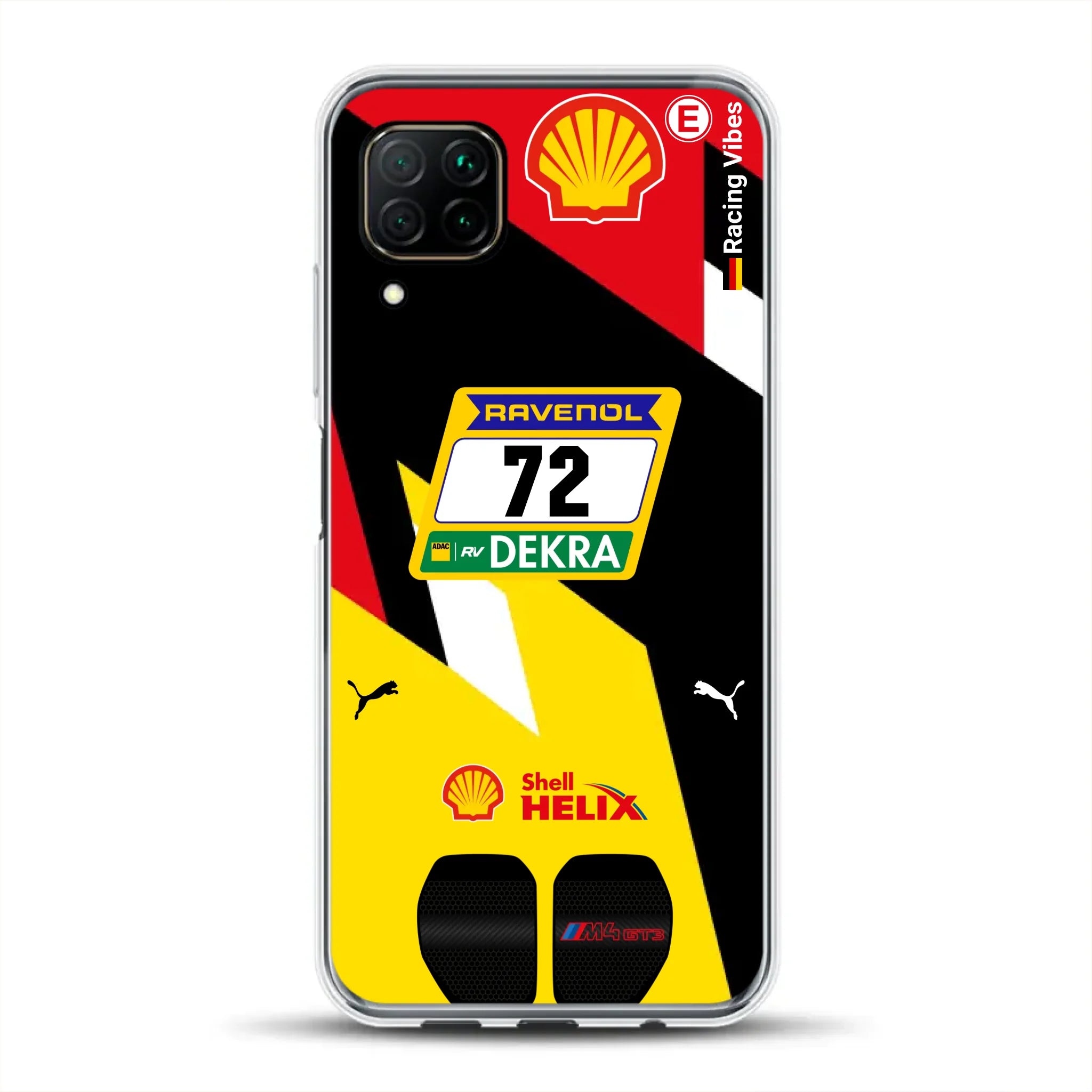 RMG M4 GT3 #72 Nürburgring 24h Qualifiers 2024 Livery - Custodia per cellulare personalizzata per Huawei