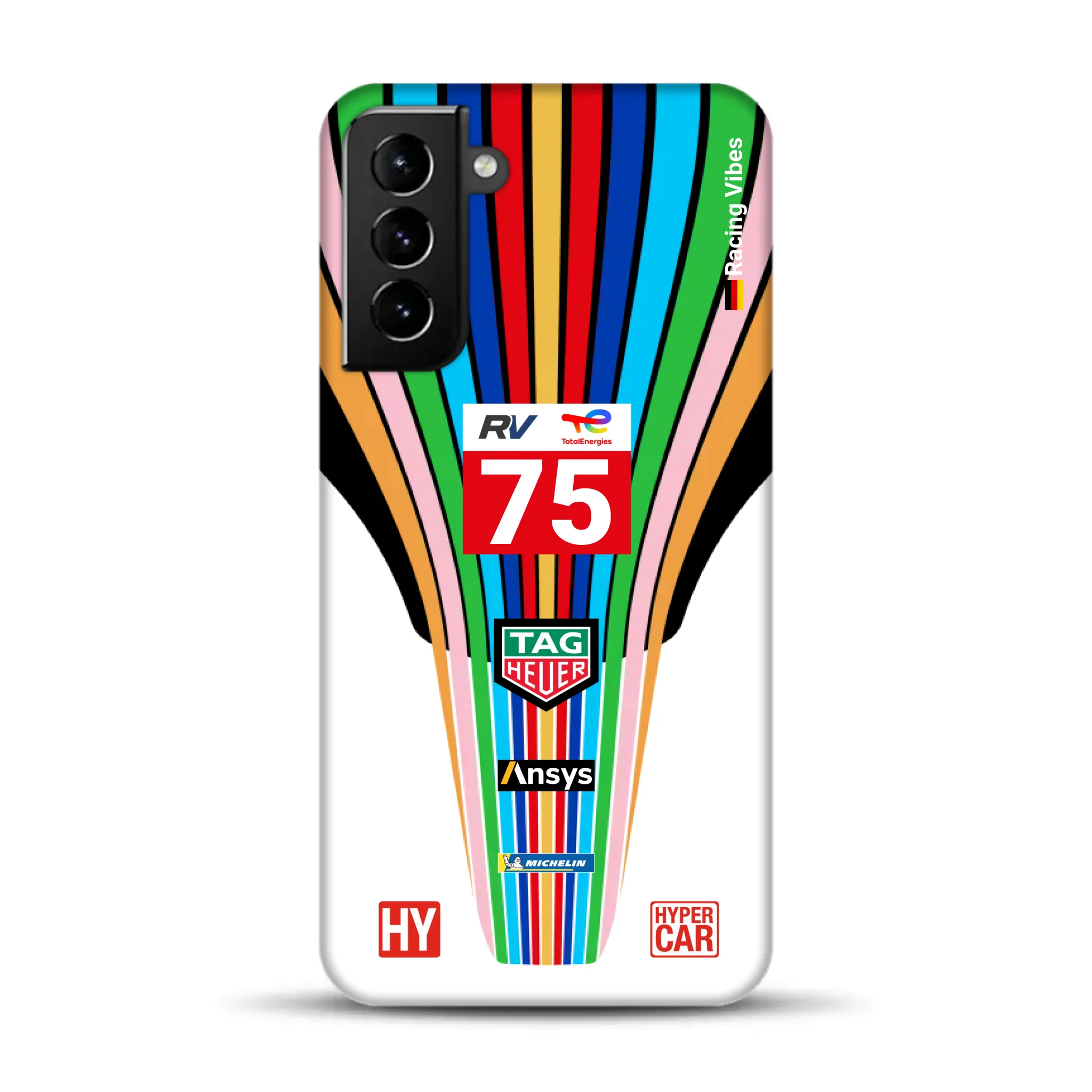 Porsche 963 #75 2023 Livery - Individuelle Premium Hülle für Samsung