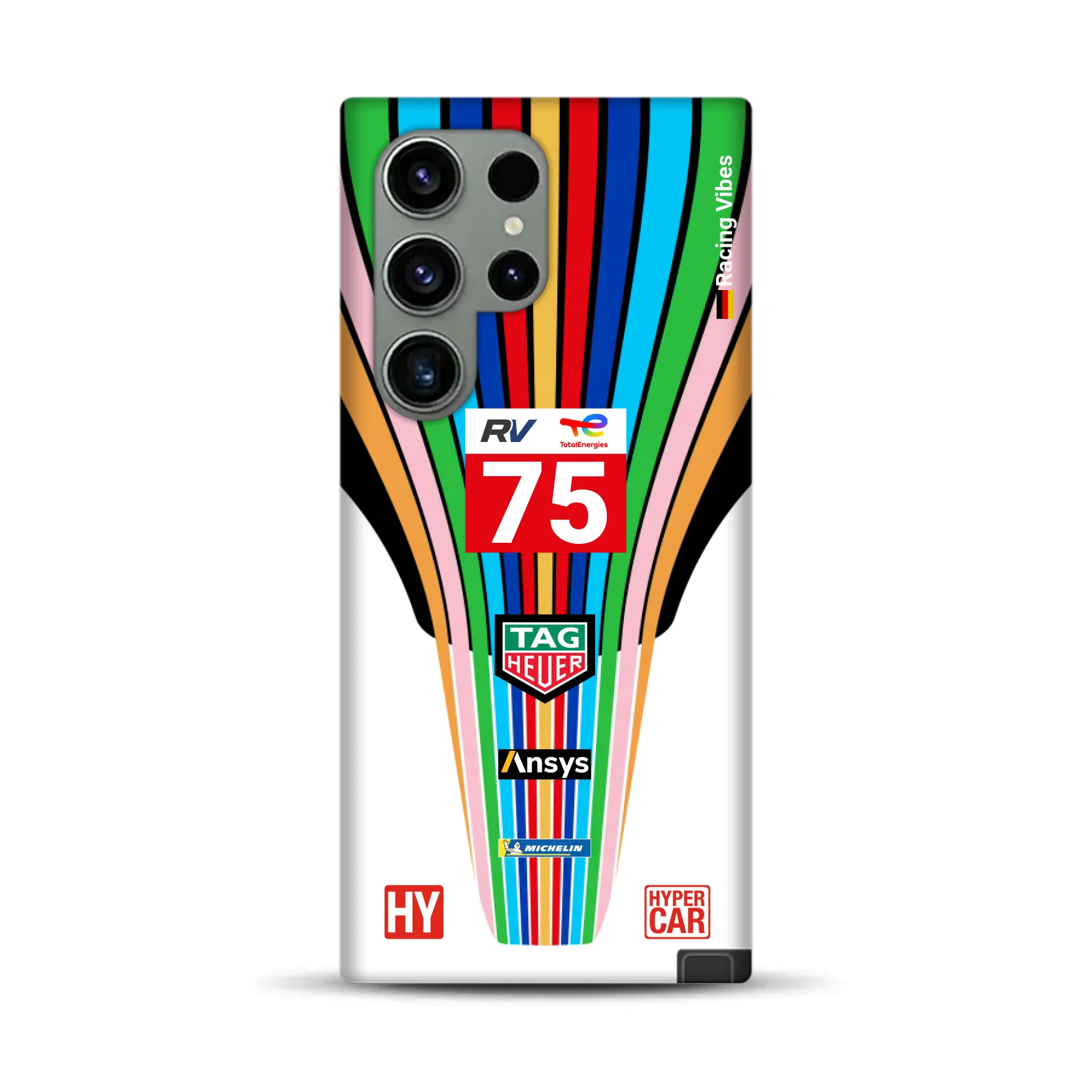 Porsche 963 #75 2023 Livery - Individuelle Premium Hülle für Samsung