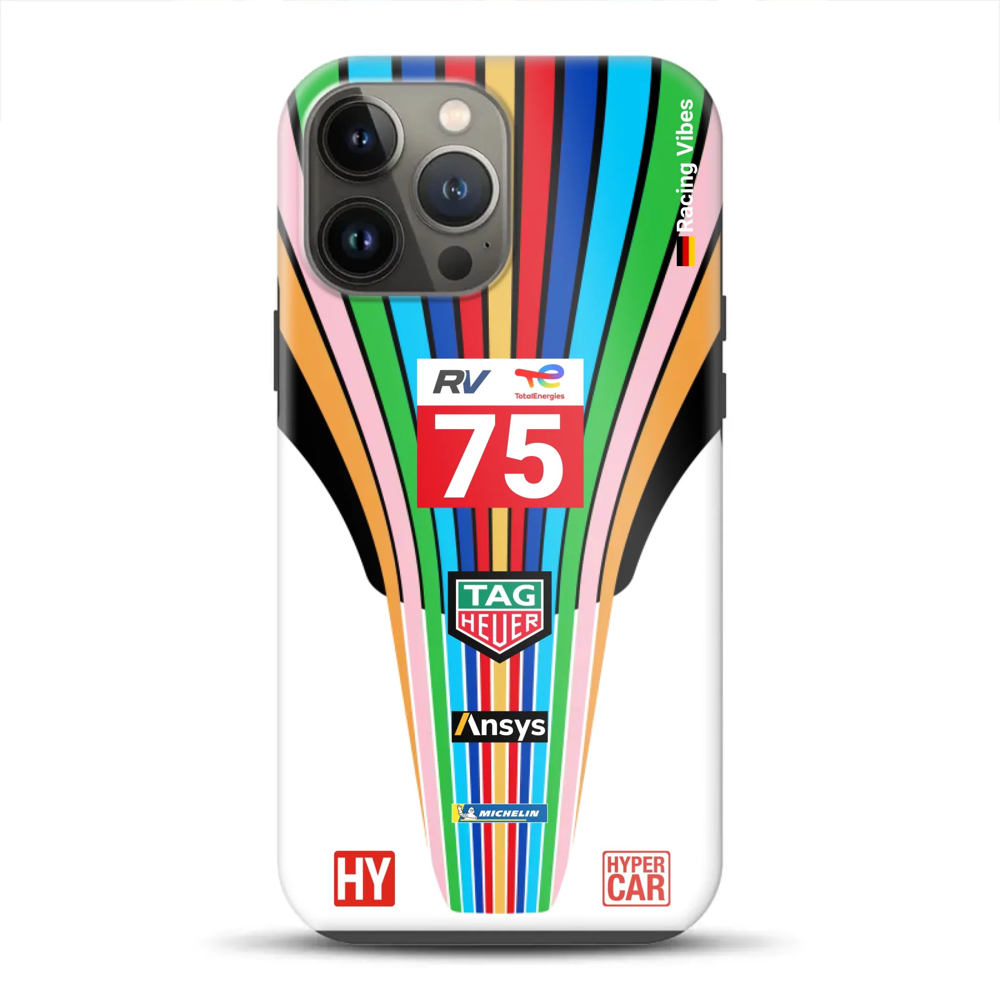 Porsche 963 #75 2023 Livery – Custodia premium personalizzata per iPhone