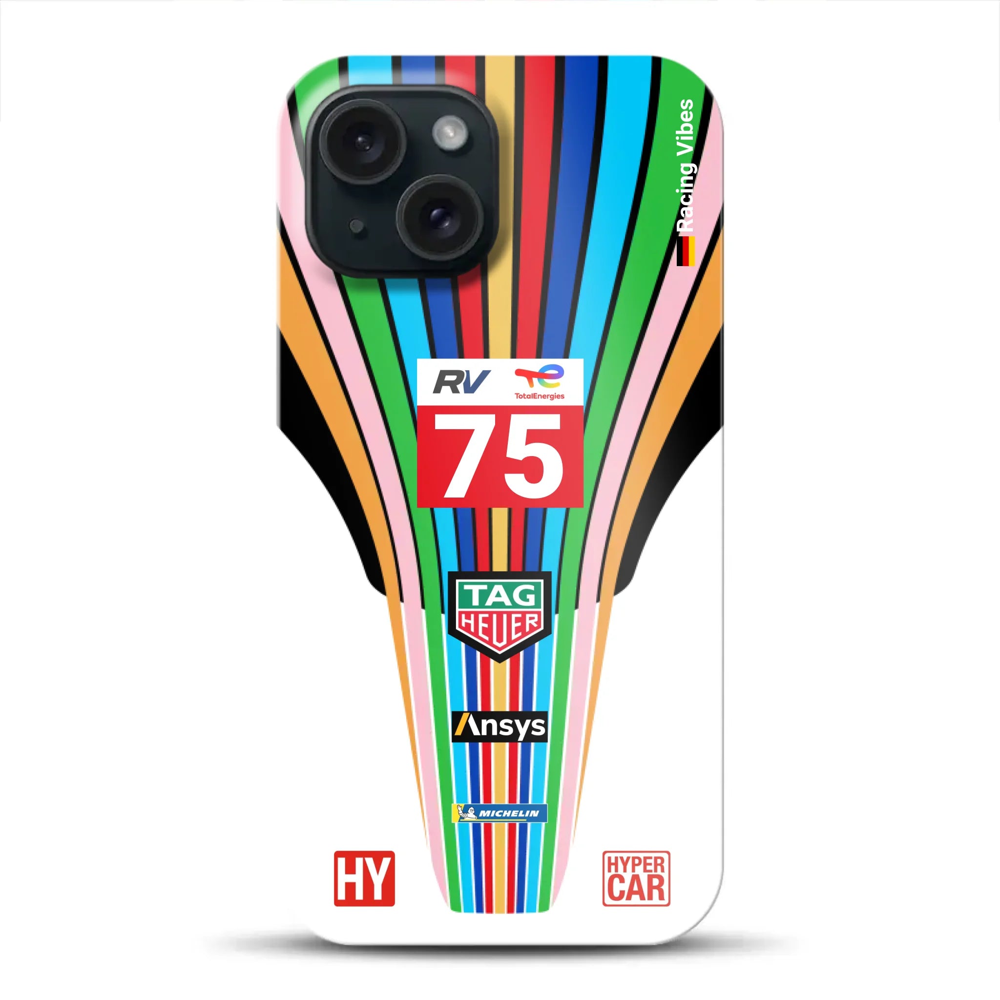 Porsche 963 #75 2023 Livery – Custodia premium personalizzata per iPhone