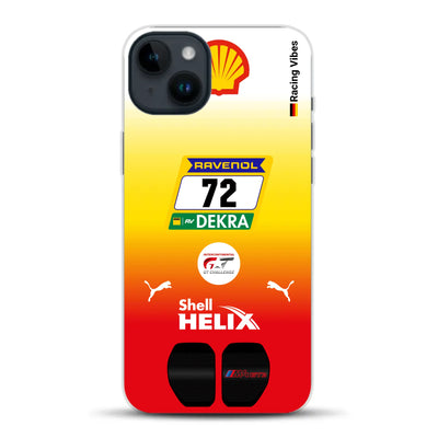 RMG M4 GT3 #72 24h Nürburgring 2024 Livery - Custodia per cellulare personalizzata per iPhone