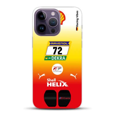 RMG M4 GT3 #72 24h Nürburgring 2024 Livery - Custodia per cellulare personalizzata per iPhone