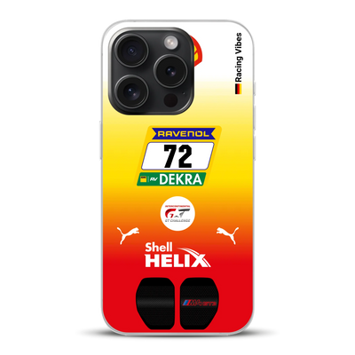 RMG M4 GT3 #72 24h Nürburgring 2024 Livery - Custodia per cellulare personalizzata per iPhone