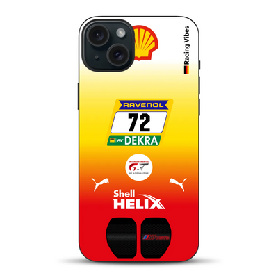 RMG M4 GT3 #72 24h Nürburgring 2024 Livery - Custodia per cellulare personalizzata per iPhone
