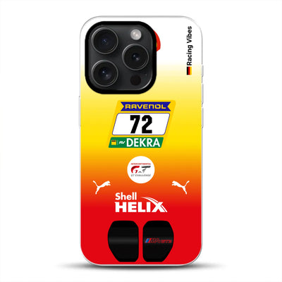 RMG M4 GT3 #72 24h Nürburgring 2024 Livery - Custodia per cellulare personalizzata per iPhone