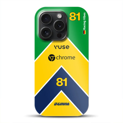 McL F1 Senna Monaco 2024 Livery – Custodia premium personalizzata per iPhone