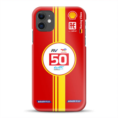 AF Corse 499P 2024 Livery - Individuelle Hardcase Hülle für iPhone