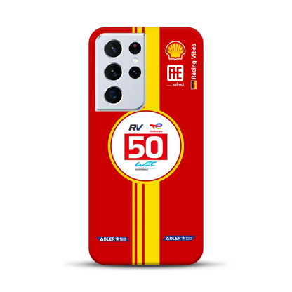 AF Corse 499P 2024 Livery – Custodia premium personalizzata per Samsung