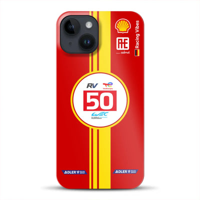 AF Corse 499P 2024 Livery - Individuelle Hardcase Hülle für iPhone